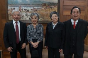 Antônio Iwao Takamoto, Tereza Takamoto, Haruko Guimna e Mário Guimna