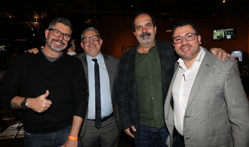 Marcelo Riotto, Marcelo Lopes, Marcos Cabello e Ezequiel Sanches 