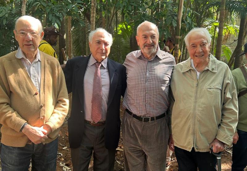 Roberto Duailibi, Michel Temer, José Renato Nalini e Rubens Barbosa